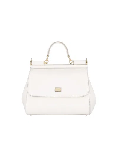 Dolce & Gabbana Medium Handbag "sicily" In White