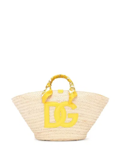 Dolce & Gabbana Medium Kendra Handbag In Neutrals