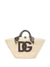 Dolce & Gabbana Medium Kendra Shopper In Neutrals