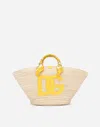 Dolce & Gabbana Medium Kendra Dg Tote Bag In Yellow