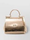 Dolce & Gabbana Medium Leather Handbag Metallic Finish