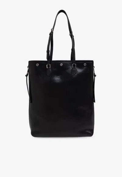 Dolce & Gabbana Medium Leather Tote Bag In Black