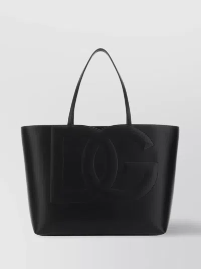 Dolce & Gabbana Medium Logo Shopping Bag With Twin Handles