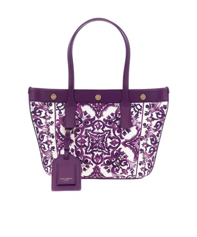 Dolce & Gabbana Medium Majolica-print Tote Bag