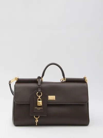 Dolce & Gabbana Medium My Sicily Bag In Brown