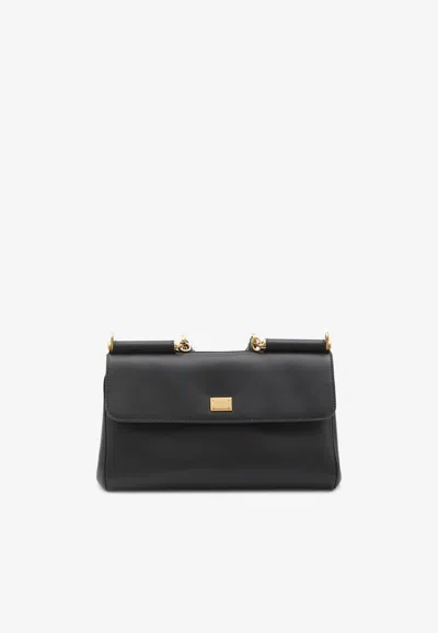 Dolce & Gabbana Medium My Sicily Bag In Black