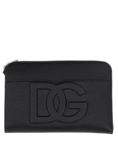 Dolce & Gabbana Medium Pouch In Black