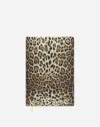 Dolce & Gabbana Medium Ruled Notebook Leather Cover Multicolor Unisex Onesize In Multicolor