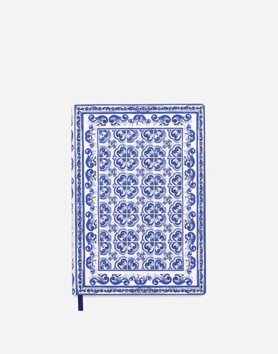 Dolce & Gabbana Medium Ruled Notebook Textile Cover Multicolor Unisex Onesize