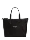 Dolce & Gabbana Carryall Tote Bag With Top Handles In Black