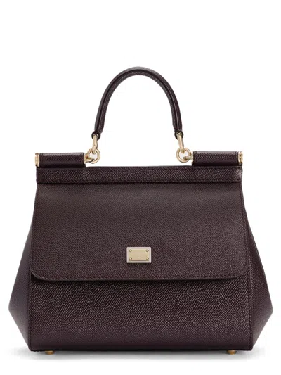 Dolce & Gabbana Medium Shoulder Bag - Elegant Design, Perfect For Fw26 In Burgundy