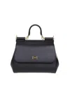 Dolce & Gabbana Handbag From The Sicily Line In Medium Size In Black