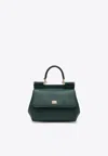 Dolce & Gabbana Medium Sicily Calf Leather Top Handle Bag