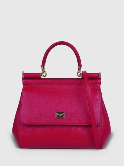 Dolce & Gabbana Medium Sicily Handbag In Pink