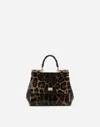 Dolce & Gabbana Medium Sicily Handbag In Animal Print