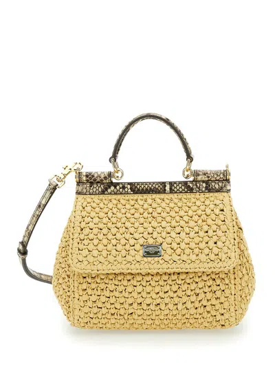 DOLCE & GABBANA DOLCE & GABBANA MEDIUM SICILY HANDBAG