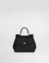 Dolce & Gabbana Medium Sicily Handbag In Black