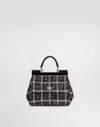 Dolce & Gabbana Medium Sicily Handbag In Black