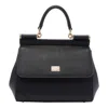 Dolce & Gabbana Medium Sicily Handbag In Black