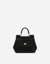Dolce & Gabbana Medium Sicily Handbag In Black