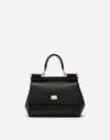 Dolce & Gabbana Stylish Black Top-handle Handbag For Women In Black