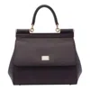 Dolce & Gabbana Medium Sicily Handbag In Brown