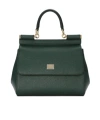 Dolce & Gabbana Medium Sicily Handbag In Green