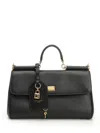 Dolce & Gabbana Medium Sicily Handbag Handbags Black