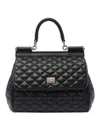 Dolce & Gabbana Medium Sicily Handbag In Negro
