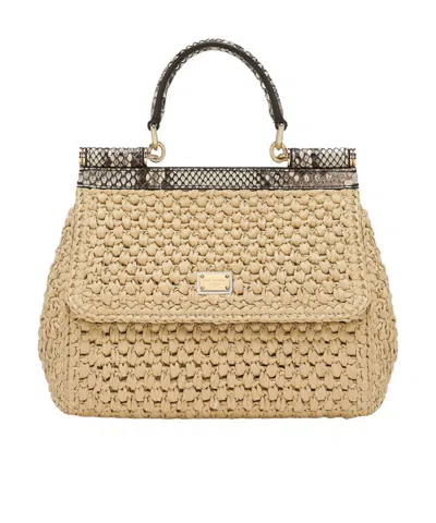 DOLCE & GABBANA DOLCE  GABBANA MEDIUM SICILY HANDBAG