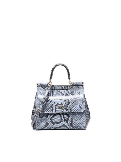 Dolce & Gabbana Medium Sicily Handbag In Sugar Paper
