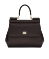 Dolce & Gabbana Medium Sicily Handbag In Must Color In Black