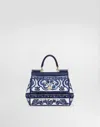 Dolce & Gabbana Medium Sicily Handbag With Majolica Embroidery