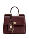 Dolce & Gabbana Medium Sicily Padlock-embellished Leather Handbag