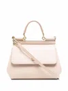 Dolce & Gabbana Medium Sicily Shoulder Bag In Neutrals