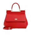Dolce & Gabbana Dolce  Gabbana Medium Sicily Handbag In Red