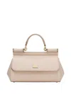 Dolce & Gabbana Small Sicily Dauphine Leather Bag