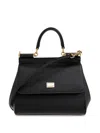 Dolce & Gabbana Medium Sicily Tote Bag In Black