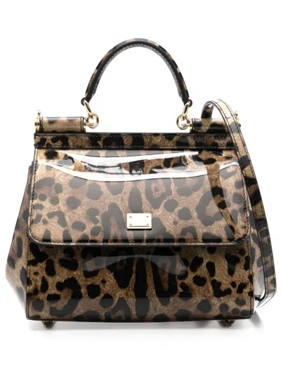 Dolce & Gabbana Medium Sicily Tote Bag In Neutrals