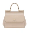 Dolce & Gabbana Medium Sicily Tote Bag In Nude