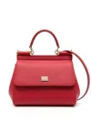 Dolce & Gabbana Small Sicily Crossbody Bag In Red