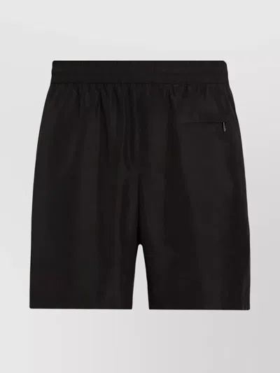 Dolce & Gabbana Swimwear With Back And Zip Pockets In Black