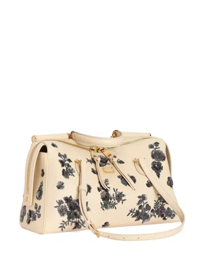 Dolce & Gabbana Dolce  Gabbana Embellished Floral Shoulder Bag In Multi