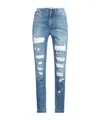 Dolce & Gabbana Mediumblue Slimfit Jeans In Blue
