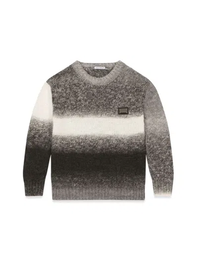DOLCE & GABBANA DOLCE & GABBANA MELANGE CREW NECK PULLOVER