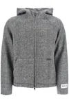 Dolce & Gabbana Melange Grey Acrylic Blend Jacket In Gray