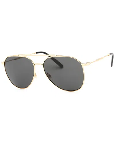 Dolce & Gabbana Men's 0dg2296 58mm Polarized Sunglasses In Silver