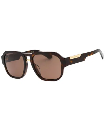 Dolce & Gabbana Aviator Sunglasses 0 Dg4403 322283 In Brown
