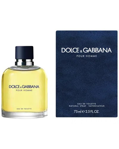 Dolce & Gabbana Men's 2.5oz Pour Homme Edt Spray In Transparent
