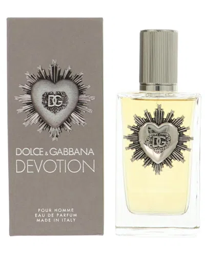 Dolce & Gabbana Men's 3.3oz Devotion Edp In Transparent